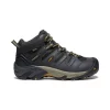 Keen Men's Lansing Mid Waterproof (Steel Toe) | Raven/Tawny Olive