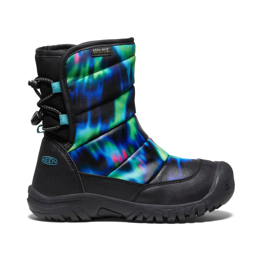 Keen Big Kids' Puffrider Waterproof Winter Boot | Northern Lights/Black 1 Keen Big Kids' Puffrider Waterproof Winter Boot | Northern Lights/Black
