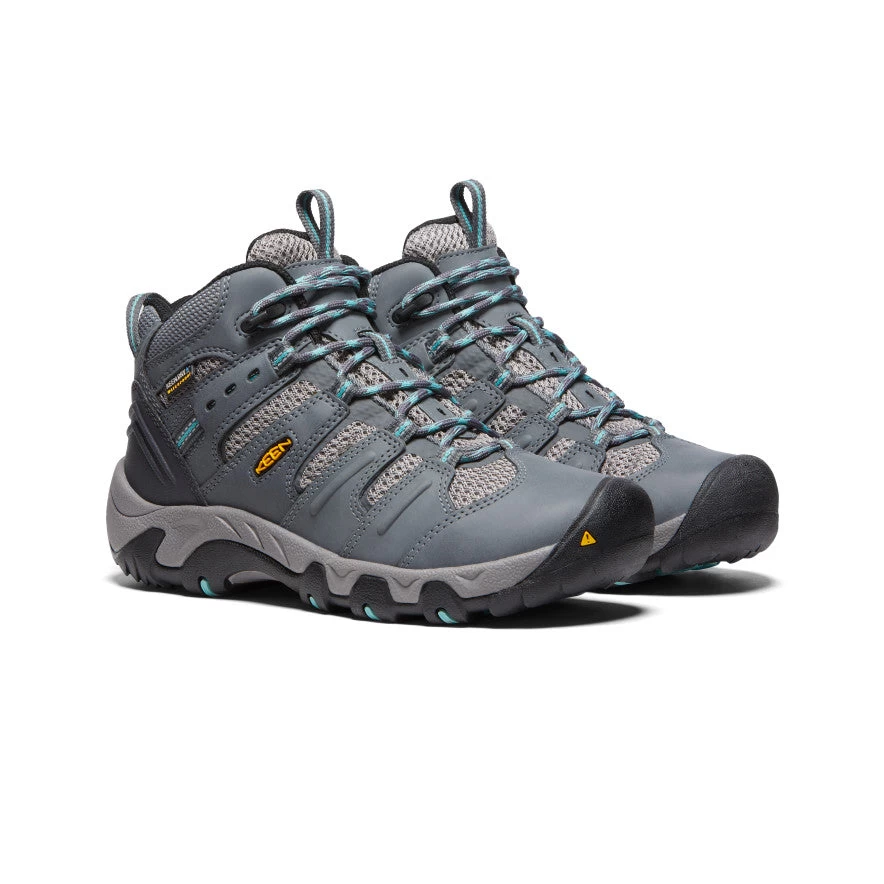 Keen Women's Koven Waterproof Boot | Steel Grey/Wasabi 2 Keen Women's Koven Waterproof Boot | Steel Grey/Wasabi - Image 2