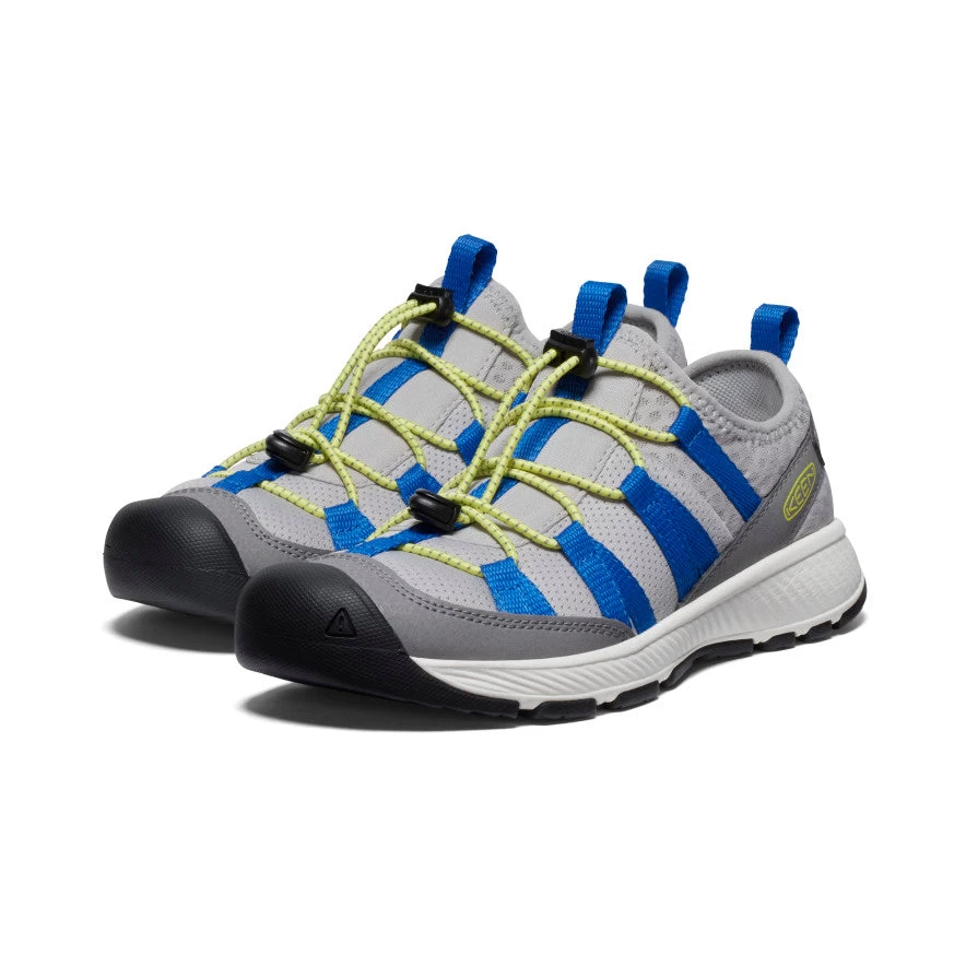 Keen Big Kids' Motozoa Sneaker | Steel Grey/Evening Primrose 2 Keen Big Kids' Motozoa Sneaker | Steel Grey/Evening Primrose - Image 2