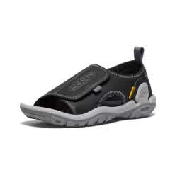 Keen Big Kids' Knotch River Open-Toe | Black/Steel Grey -Fashion Shoes 63b3308fe2a1a812029d1875bfa3ec5a1fa5663a