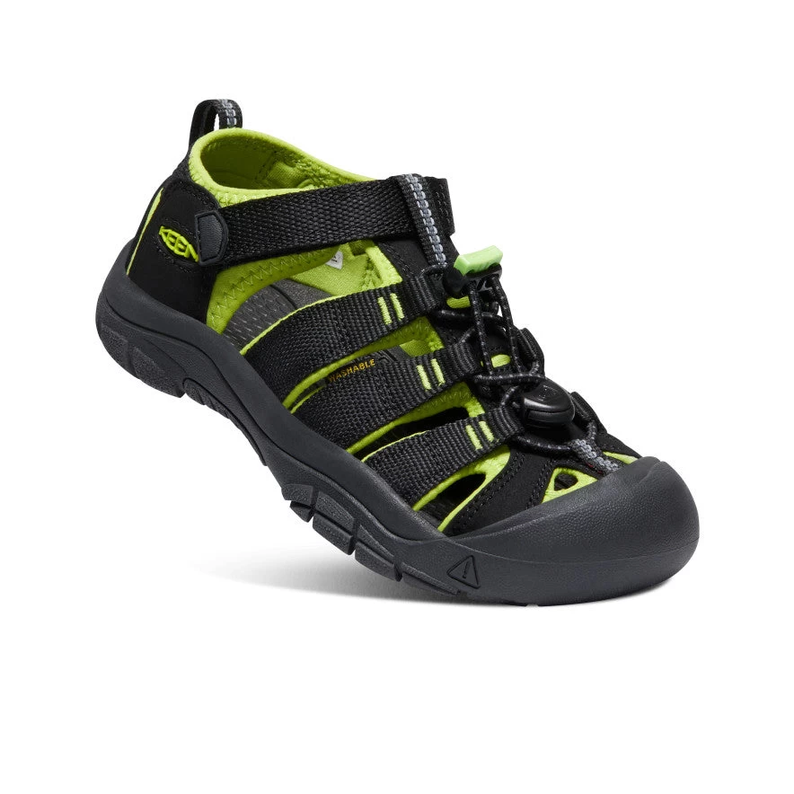 Keen Big Kids' Newport H2 | Black/Lime Green 3 Keen Big Kids' Newport H2 | Black/Lime Green - Image 3