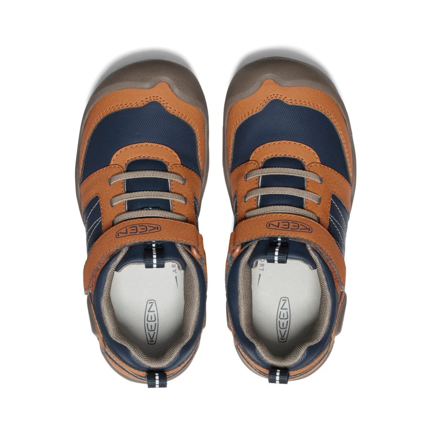 Big Kids' Knotch Peak Sneaker | KEEN Maple/Sky Captain 4 Big Kids' Knotch Peak Sneaker | KEEN Maple/Sky Captain - Image 4