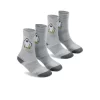 Keen Kids' Comfy Crew Socks 2-Pack | Gray Yeti Print