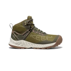 Keen Women's NXIS EVO Waterproof Boot | Olive Drab/Silver Birch