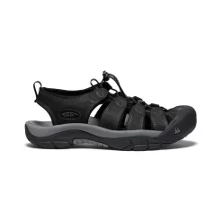Keen Men's Newport Leather | Black/Steel Grey