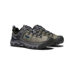 Keen Men's Targhee III Waterproof | Steel Grey/Captain's Blue -Fashion Shoes 71e0f5c8a6de1e9639784ab3a835aa4f40f8b6d0