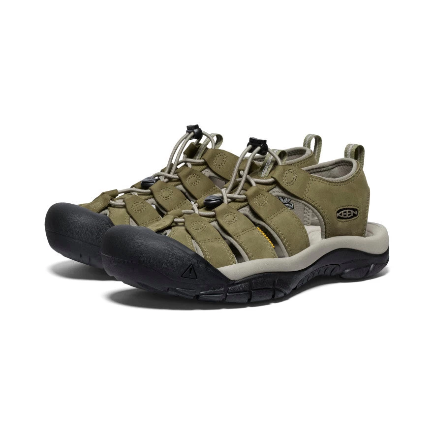 Keen Men's Newport Leather | Martini Olive/Brindle 2 Keen Men's Newport Leather | Martini Olive/Brindle - Image 2