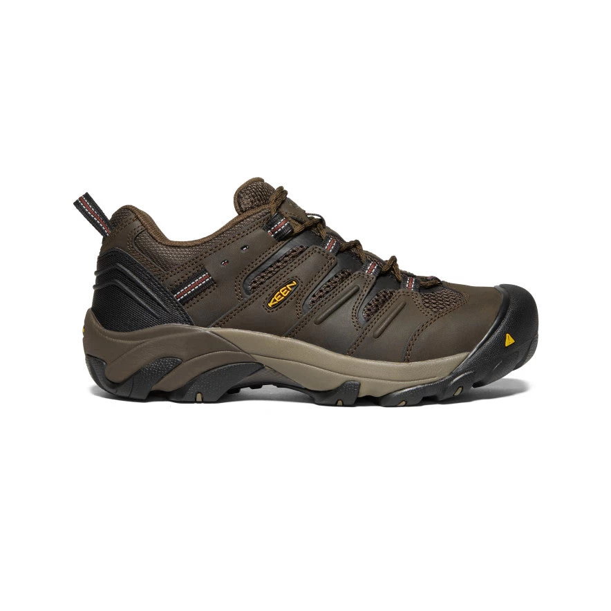 Keen Men's Lansing Low (Steel Toe) | Cascade Brown/Fired Brick 1 Keen Men's Lansing Low (Steel Toe) | Cascade Brown/Fired Brick