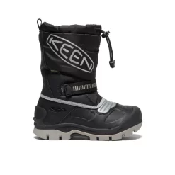 Keen Little Kids' Snow Troll Waterproof Boot | Black/Silver