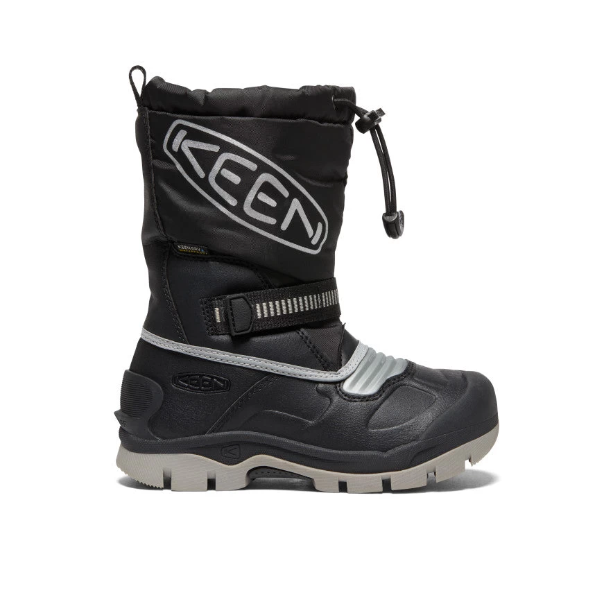 Keen Little Kids' Snow Troll Waterproof Boot | Black/Silver 1 Keen Little Kids' Snow Troll Waterproof Boot | Black/Silver