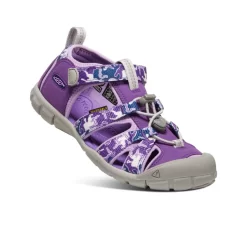 Keen Big Kids' Seacamp II CNX | Camo/Tillandsia Purple -Fashion Shoes 74581e80f6610cbab856192992a426c8d71afdab