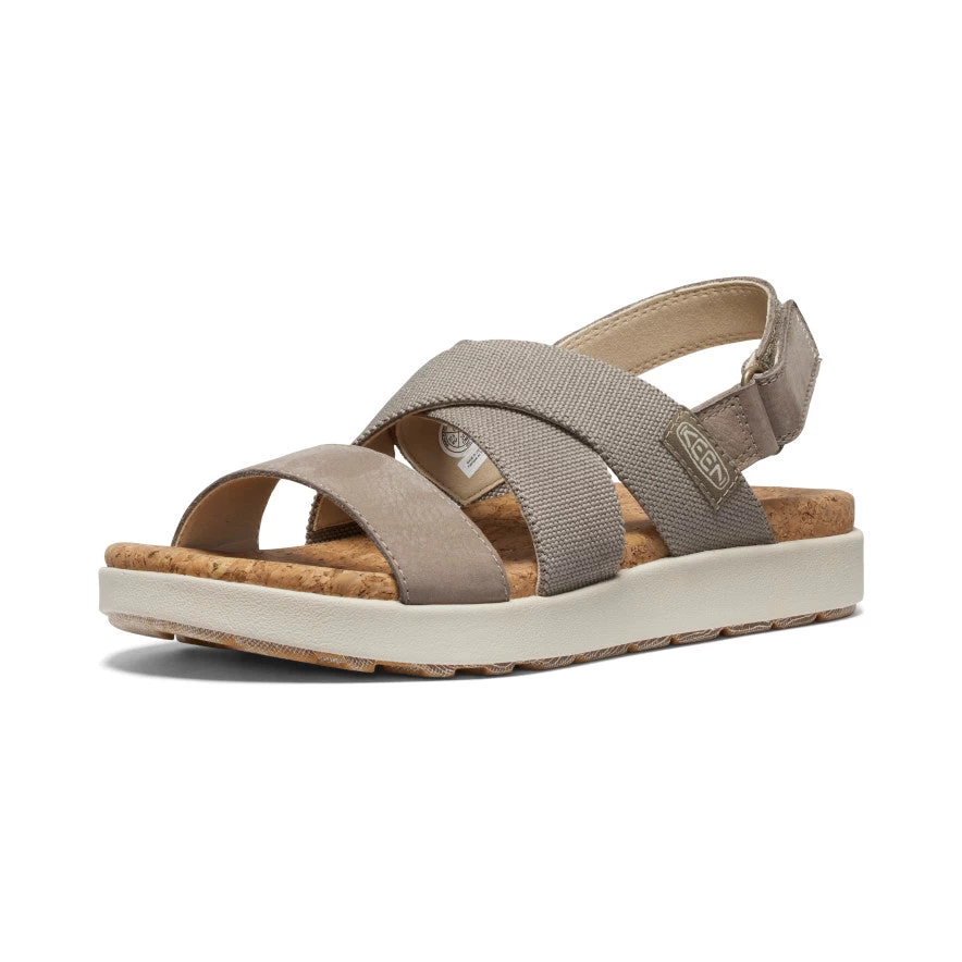 Keen Women's Elle Criss Cross Sandal | Brindle/Birch 3 Keen Women's Elle Criss Cross Sandal | Brindle/Birch - Image 3