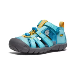 Keen Little Kids' Seacamp II CNX | Ipanema/Fjord Blue -Fashion Shoes 8093c67b6f63003b37899d174d3fdc321b55560f