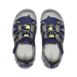 Keen Big Kids' Knotch Creek | Steel Grey/Blue Depths -Fashion Shoes 838be6eb553a3a470e800edfe8866f7e6a90f741