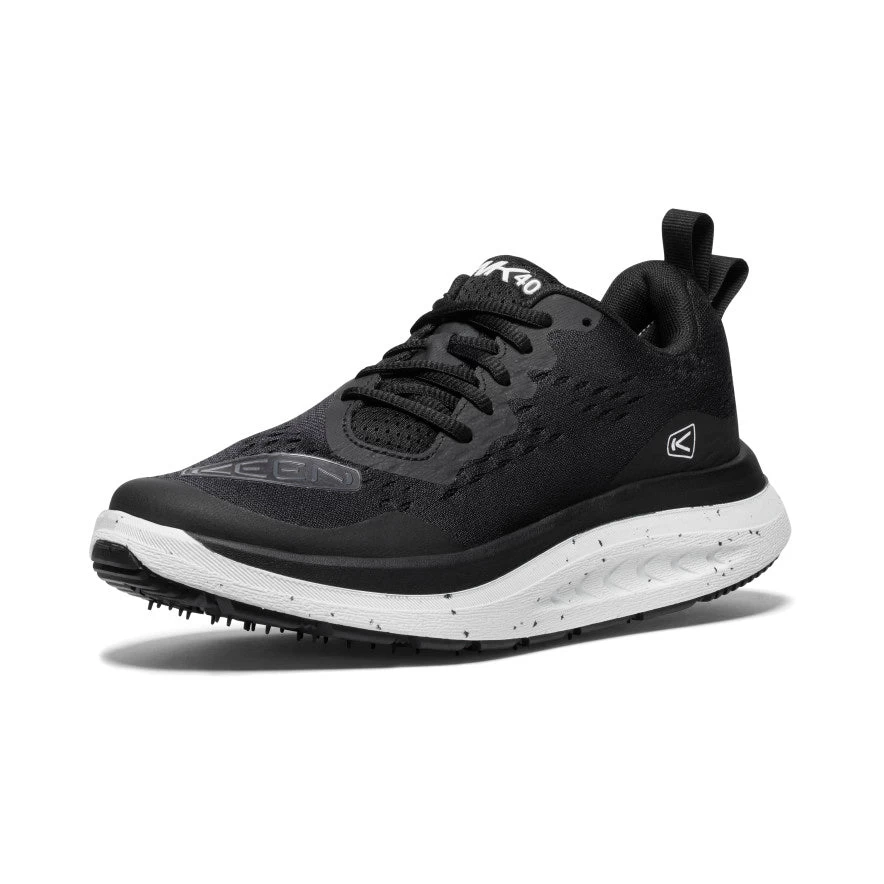 Keen Women's WK400 Walking Shoe | Black/White 3 Keen Women's WK400 Walking Shoe | Black/White - Image 3