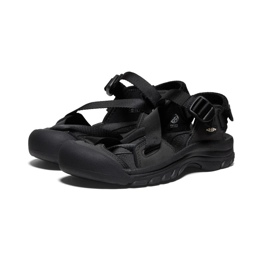 Keen Women's Zerraport II Sandal | Black/Black 2 Keen Women's Zerraport II Sandal | Black/Black - Image 2