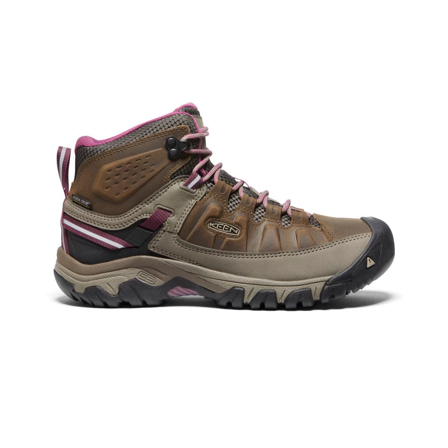 Keen Women's Targhee III Waterproof Mid | Weiss/Boysenberry 1 Keen Women's Targhee III Waterproof Mid | Weiss/Boysenberry