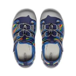 Keen Big Kids' Knotch Creek | Bright Cobalt/Rainbow Tie Dye -Fashion Shoes 9507e7b29ebf58444643ee0f4d137a2272e798fb