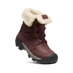 Keen Women's Betty Waterproof Short Boot | Burgundy/Brindle -Fashion Shoes 969adeb8393e4071b9b23ad9d76df4f1beebbc02