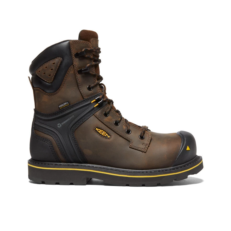 Keen Men's CSA Abitibi II Waterproof Boot (Carbon-Fiber Toe) | Cascade Brown/Black 1 Keen Men's CSA Abitibi II Waterproof Boot (Carbon-Fiber Toe) | Cascade Brown/Black
