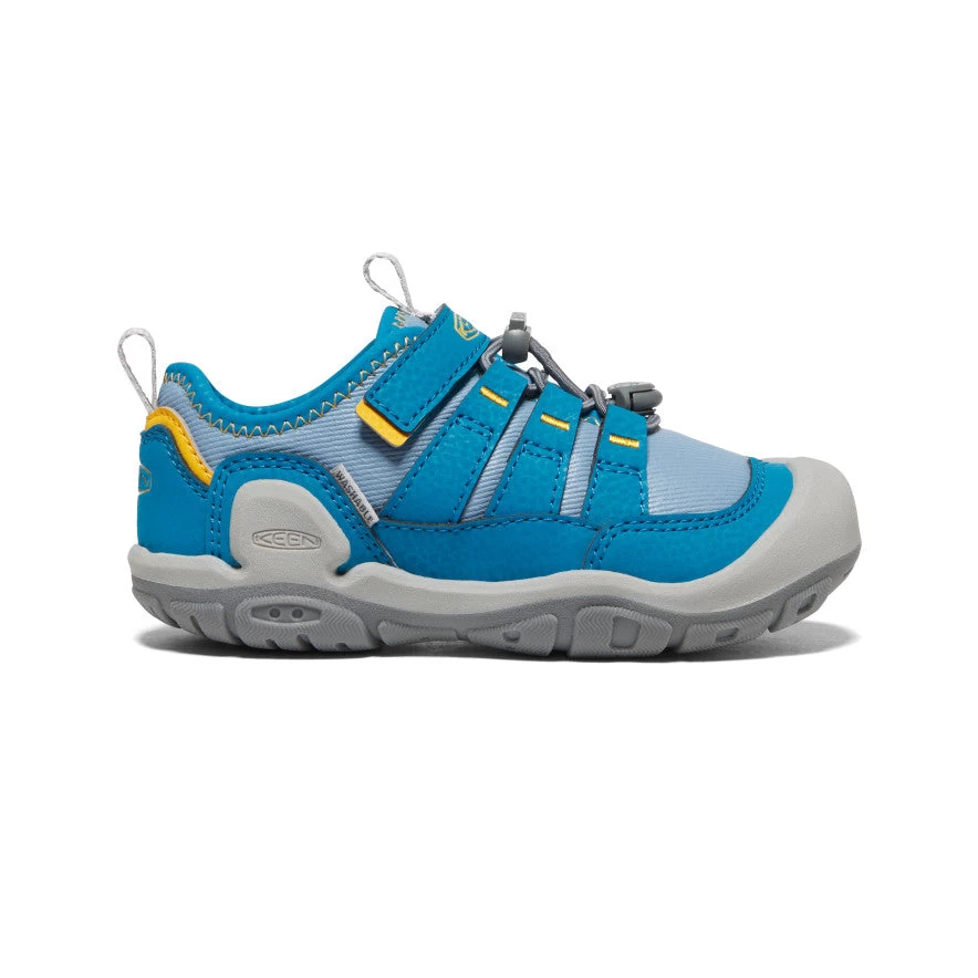 Keen Little Kids' Knotch Hollow Sneaker | Blue Shadow/Mykonos Blue 1 Keen Little Kids' Knotch Hollow Sneaker | Blue Shadow/Mykonos Blue