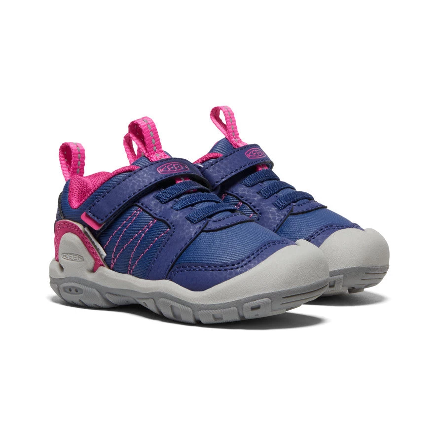 Keen Toddlers' Knotch Peak Sneaker | Blue Depths/Pink Peacock 2 Keen Toddlers' Knotch Peak Sneaker | Blue Depths/Pink Peacock - Image 2