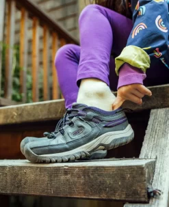 Keen Big Kids' Targhee Waterproof Shoe | Coffee Bean/Bison -Fashion Shoes BigKidsTargheeLow LifestylePDPLeft