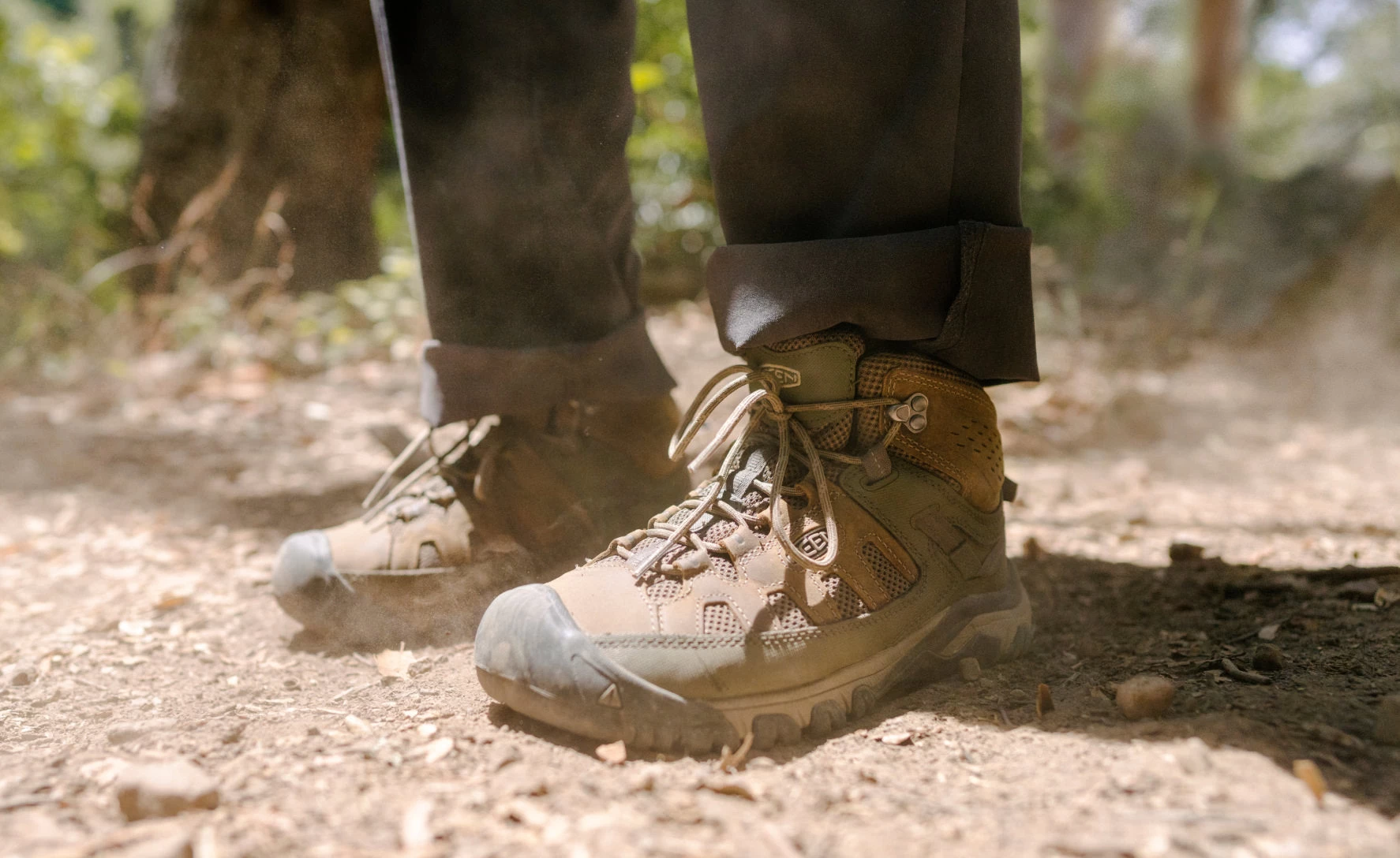 Keen Men's Targhee Vent Mid | Olivia/Bungee Cord 5 Keen Men's Targhee Vent Mid | Olivia/Bungee Cord - Image 5