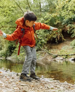 Keen Big Kids' Ridge Flex Waterproof Boot | Dark Olive/Dusky Citron -Fashion Shoes RidgeFlexPDPLifestyle2Kids