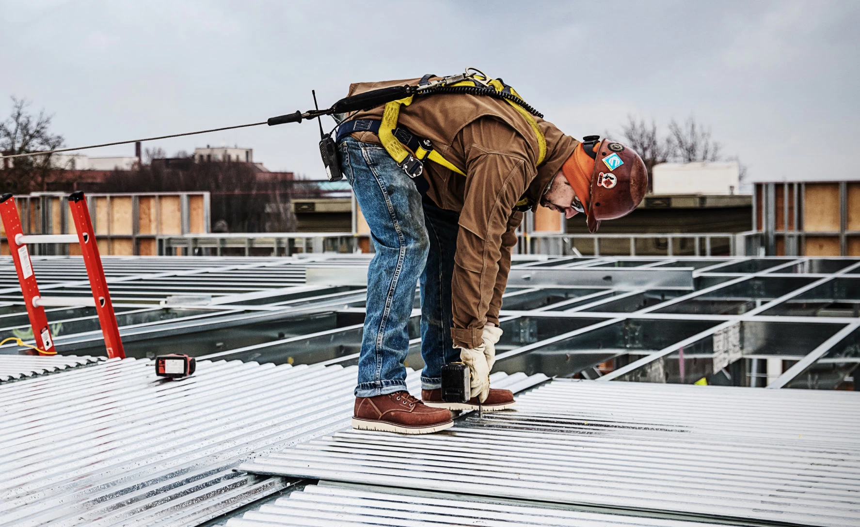 Keen Men's San Jose 6" Boot (Aluminum Toe) | Falcon/Caramel Cafe 5 Keen Men's San Jose 6" Boot (Aluminum Toe) | Falcon/Caramel Cafe - Image 5