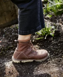 Keen Women's San Jose 6" Boot (Soft Toe) | Gingerbread/Off White -Fashion Shoes SDD 496 PDP SanJose 1024570 Left Image