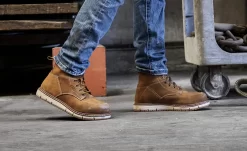 Keen Women's San Jose 6" Waterproof Boot (Aluminum Toe) | Almond/Gum -Fashion Shoes SDD 496 PDP SanJose 1026369 Top Image