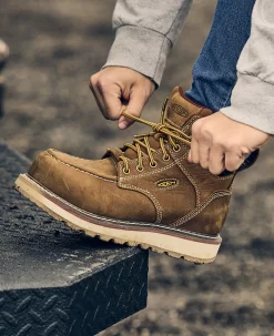 Keen Women's Cincinnati 6" Waterproof Boot (Carbon-Fiber Toe) | Belgian/Sandshell -Fashion Shoes SDD 505 PDP Cincinnati 1023224 Left Image