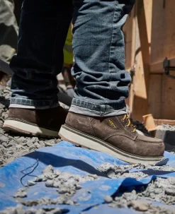 Keen Men's Cincinnati 6" Waterproof Boot (Carbon-Fiber Toe) | Dark Chocolate/Sandshell -Fashion Shoes SDD 505 PDP Cincinnati 1026885 Left Image