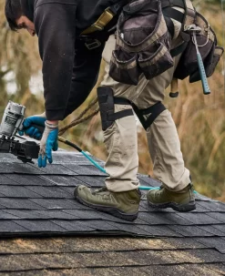 Keen Men's Reno Mid KBF Waterproof (Carbon-Fiber Toe) | Dark Olive/Black -Fashion Shoes SDD 506 PDP Reno 1027102 Left Image