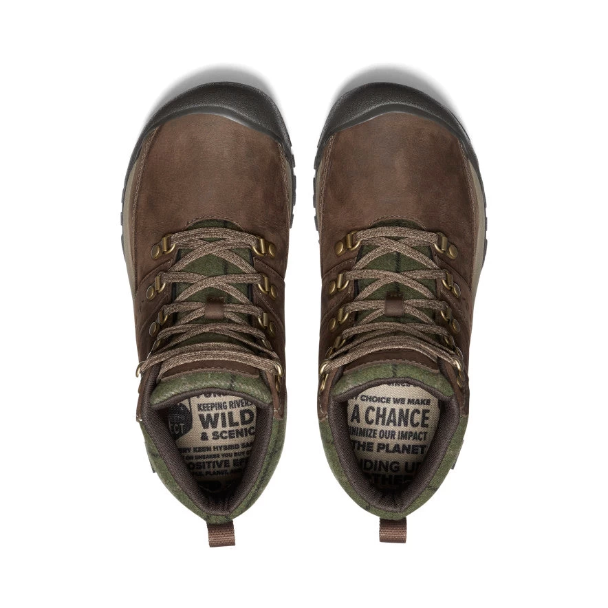 Keen Women's Kaci III Winter Waterproof Boot | Dark Earth/Green Plaid 4 Keen Women's Kaci III Winter Waterproof Boot | Dark Earth/Green Plaid - Image 4