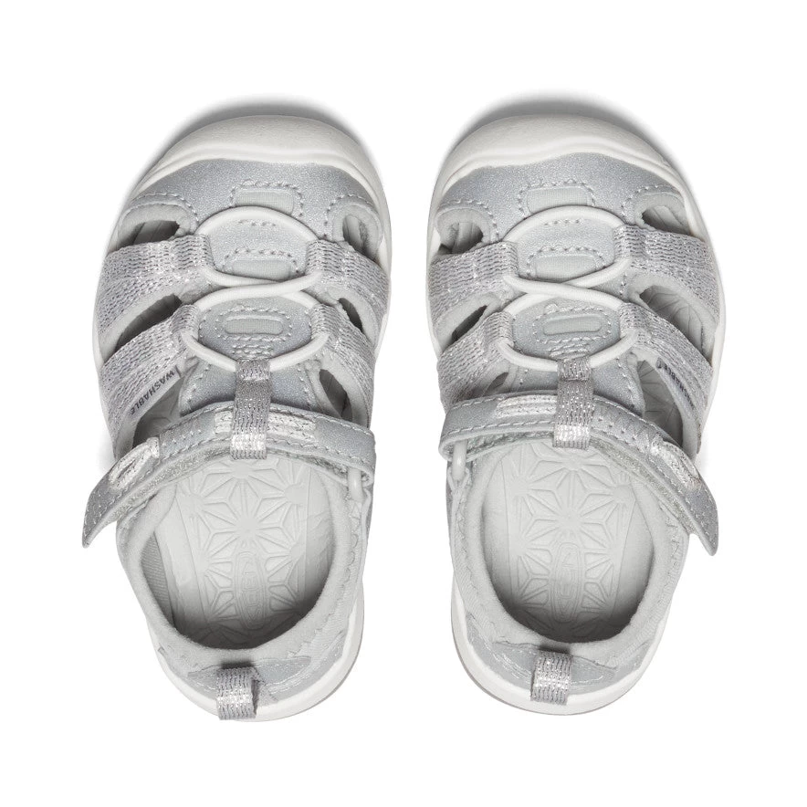 Keen Toddlers' Moxie Sandal | Silver 4 Keen Toddlers' Moxie Sandal | Silver - Image 4