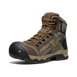 Keen Men's Davenport AL Waterproof Mid (Composite Toe) | Shitake/Forest Night -Fashion Shoes a2d1131d30be7bbab8d84007248eea524b41d8c7