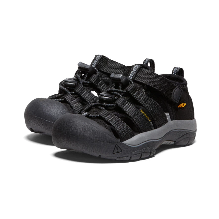 Little Kids' Newport H2 | Black/Keen Yellow 2 Little Kids' Newport H2 | Black/Keen Yellow - Image 2