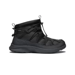 Keen Men's UNEEK SNK Waterproof Chukka | Triple Black/Black