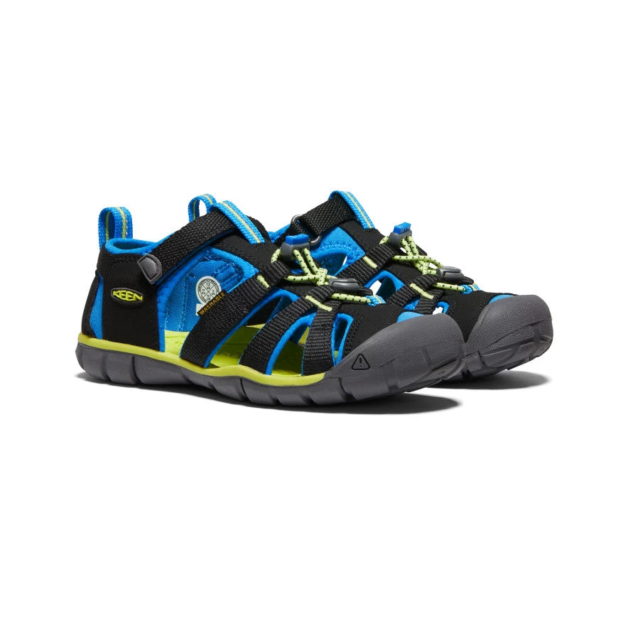 Keen Big Kids' Seacamp II CNX | Black/Brilliant Blue 2 Keen Big Kids' Seacamp II CNX | Black/Brilliant Blue - Image 2