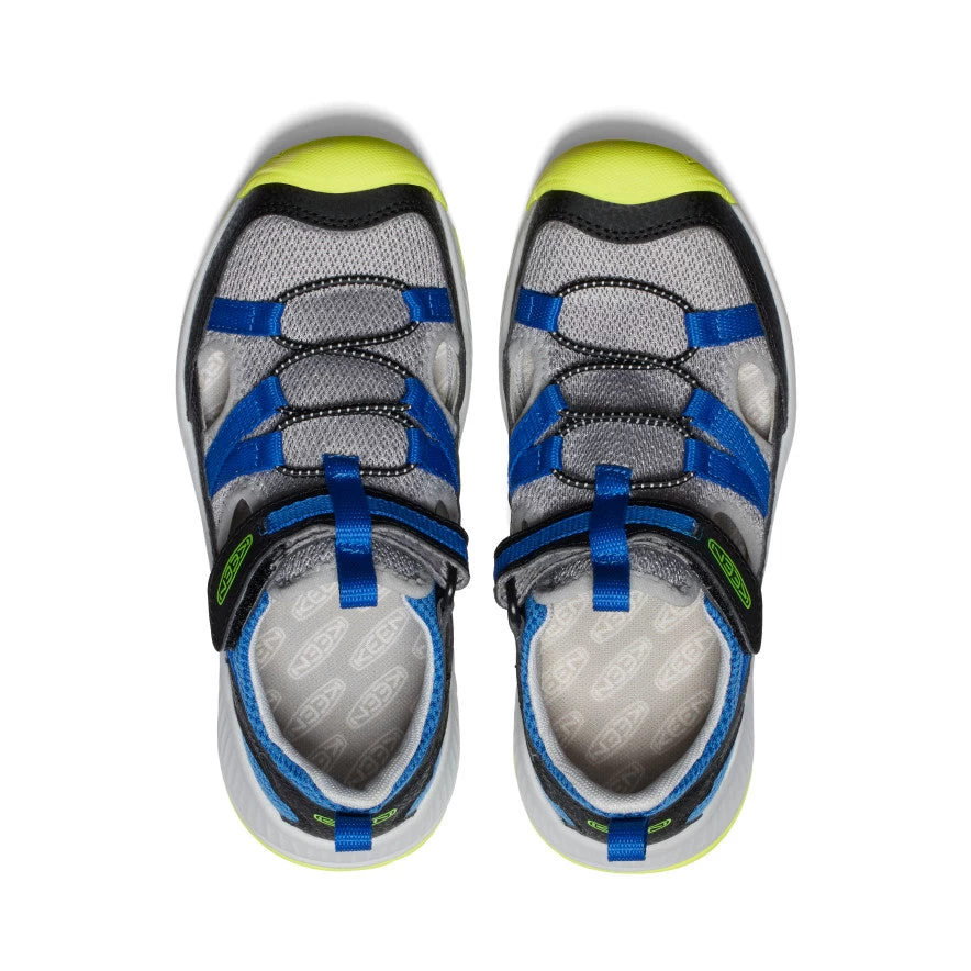 Keen Big Kids' Motozoa Sandal | Classic Blue/Evening Primrose 4 Keen Big Kids' Motozoa Sandal | Classic Blue/Evening Primrose - Image 4