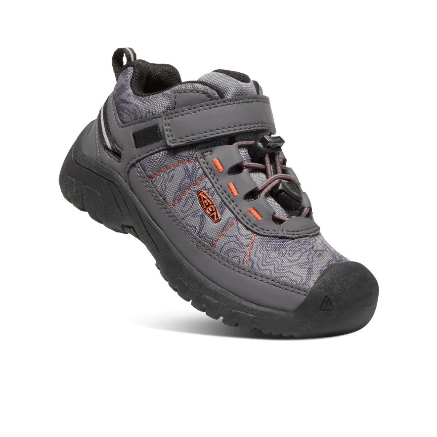 Keen Little Kids' Targhee Sport Vent Shoe | Magnet/Scarlet Ibis 3 Keen Little Kids' Targhee Sport Vent Shoe | Magnet/Scarlet Ibis - Image 3