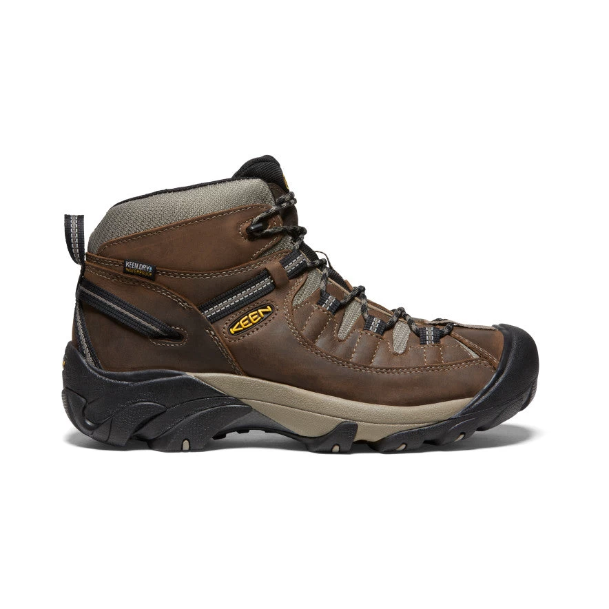 Keen Men's Targhee II Mid Waterproof Hiking Boots | Shitake/Brindle 1 Keen Men's Targhee II Mid Waterproof Hiking Boots | Shitake/Brindle