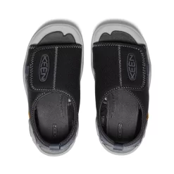 Keen Little Kids' Knotch River Open-Toe | Black/Steel Grey -Fashion Shoes b640e036c607398153306e21001ad6b5cd35c0c6