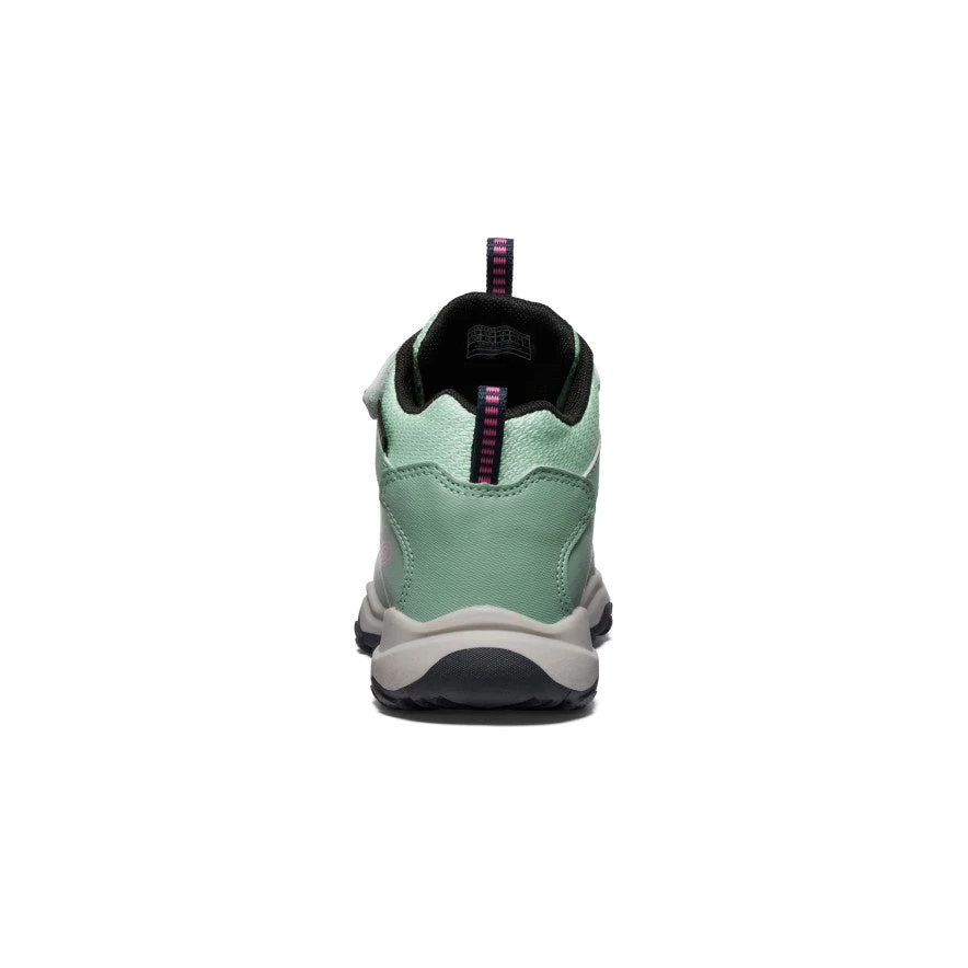 Keen Little Kids' Wanduro Waterproof Boot | Granite Green/Ibis Rose 5 Keen Little Kids' Wanduro Waterproof Boot | Granite Green/Ibis Rose - Image 5