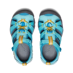 Keen Little Kids' Seacamp II CNX | Ipanema/Fjord Blue -Fashion Shoes c4652735a2d5096e56fb5ef5073830bf37f0653b