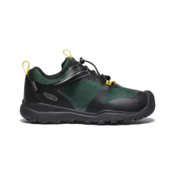 Keen Big Kids' Wanduro Waterproof Shoe | Black/Greener Pastures