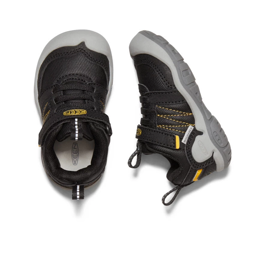 Toddlers' Knotch Peak Sneaker | Black/KEEN Yellow 4 Toddlers' Knotch Peak Sneaker | Black/KEEN Yellow - Image 4